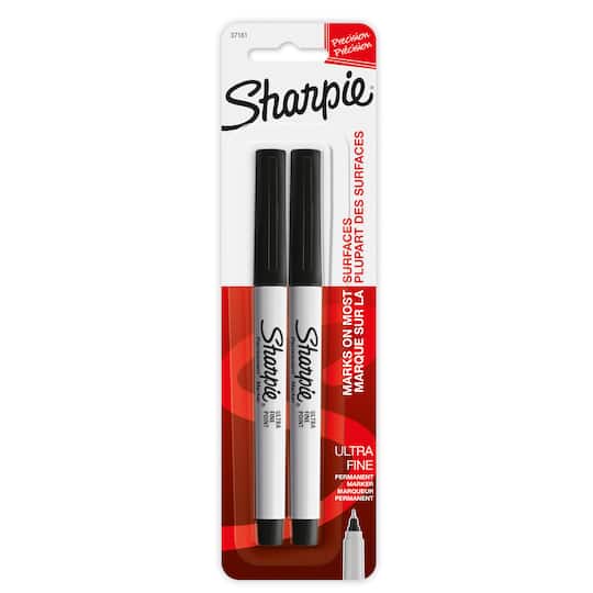 Sharpie® Ultra Fine Point Permanent Markers, Black